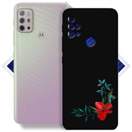 Etui MATT FLOWER do MOTOROLA MOTO G10